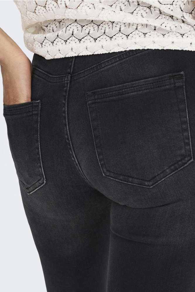 ONLBLUSH MID ANK RAW JEANS REA1099 15157997 Black Denim